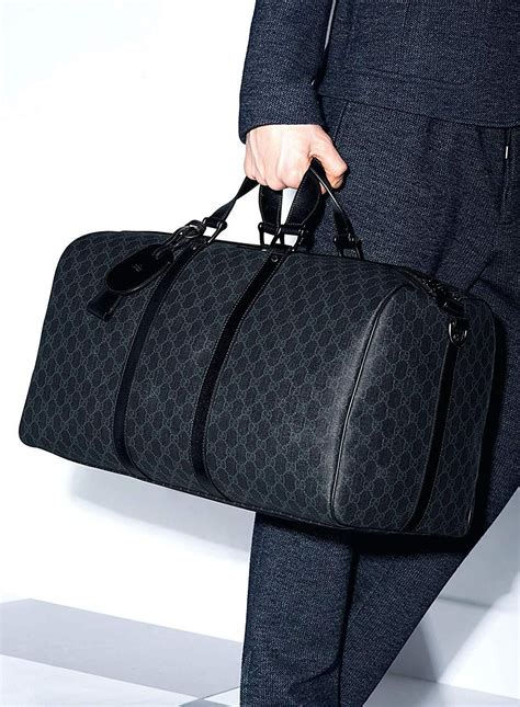 black leather duffle bag gucci|genuine Gucci duffle bags.